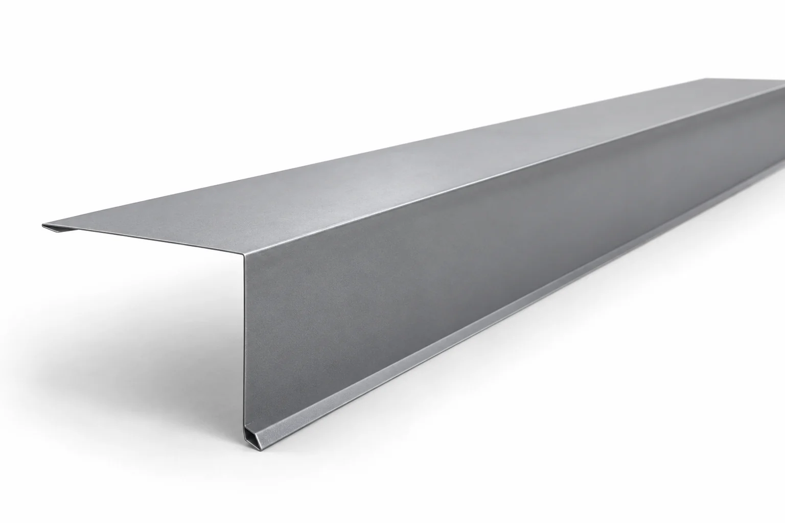 Illustrative edge metal sheet-metal detail